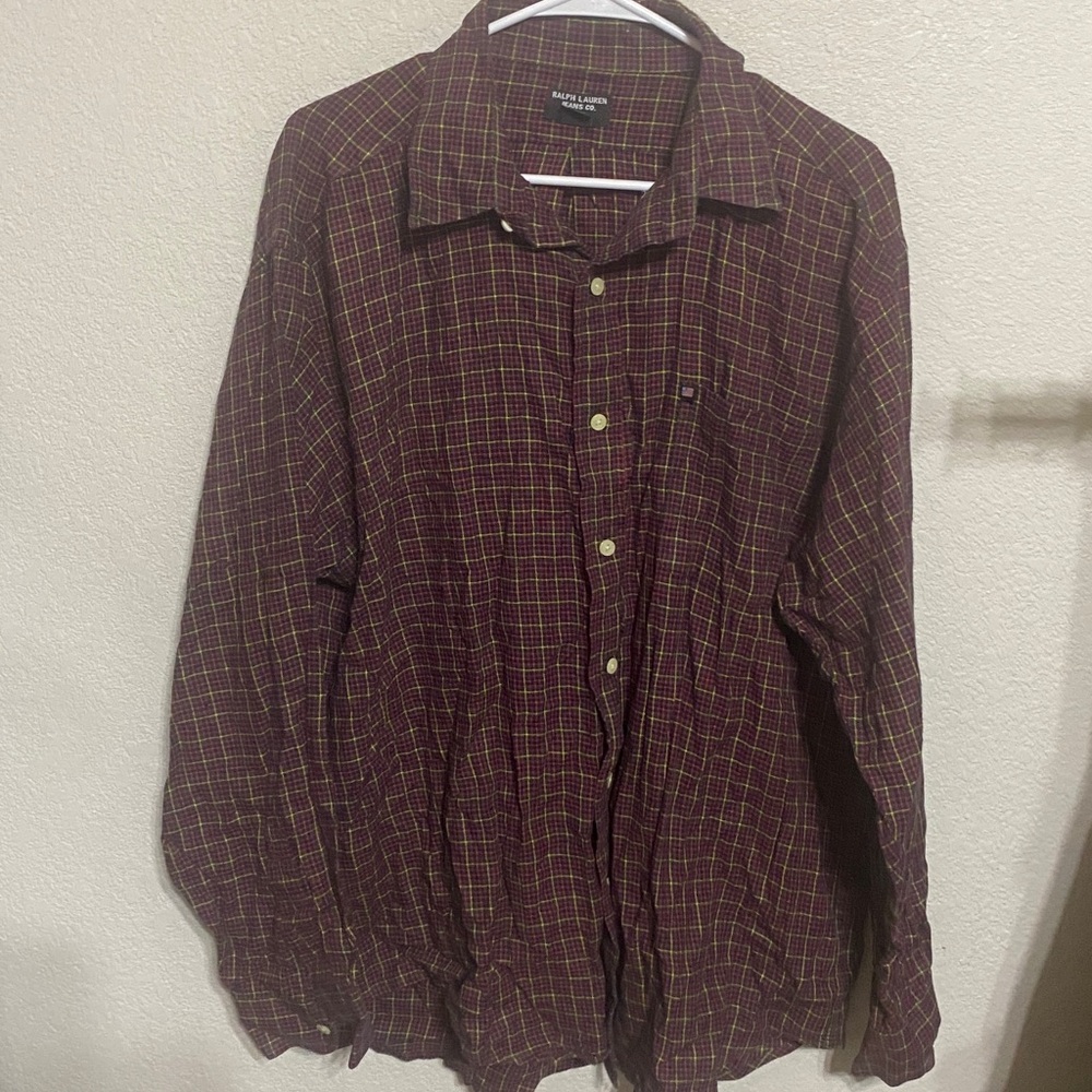 Ralph Lauren Jeans Co Plaid Button-Up Shirt